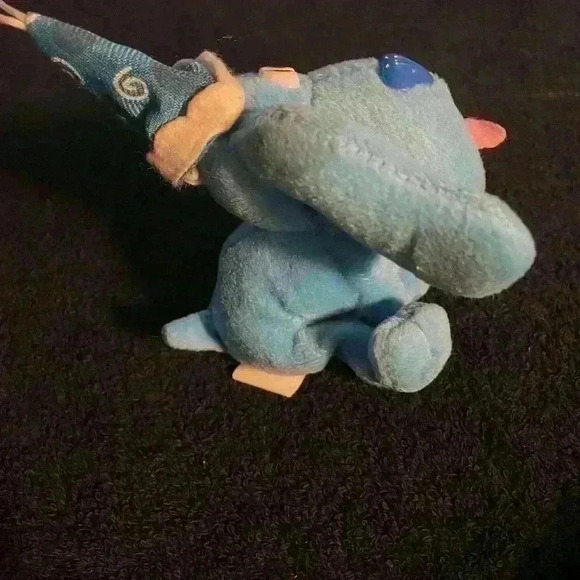 Vintage Blue Clues Small Plush Dog Made for Motts with Party Hat 1998 Viacom 4” - Picture 4 of 7